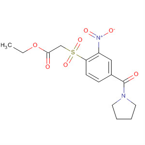 889890-10-2  Acetic acid, [[2-nitro-4-(1-pyrrolidinylcarbonyl)phenyl]sulfonyl]-, ethylester