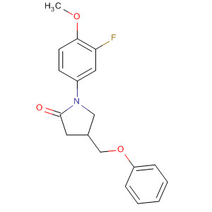 890021-48-4  2-Pyrrolidinone, 1-(3-fluoro-4-methoxyphenyl)-4-(phenoxymethyl)-