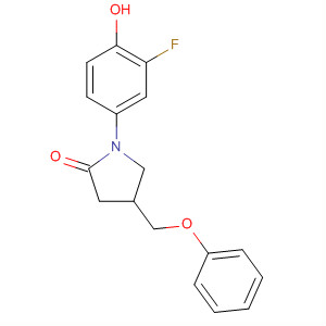 890021-49-5  2-Pyrrolidinone, 1-(3-fluoro-4-hydroxyphenyl)-4-(phenoxymethyl)-