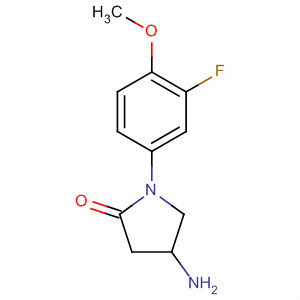 890021-51-9  2-Pyrrolidinone, 4-amino-1-(3-fluoro-4-methoxyphenyl)-