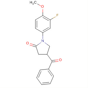 890021-55-3  2-Pyrrolidinone, 4-benzoyl-1-(3-fluoro-4-methoxyphenyl)-