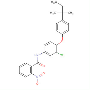 89013-57-0  Benzamide,N-[3-chloro-4-[4-(1,1-dimethylpropyl)phenoxy]phenyl]-2-nitro-