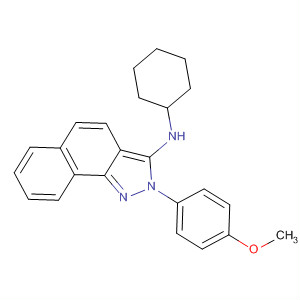 89020-76-8  2H-Benz[g]indazol-3-amine, N-cyclohexyl-2-(4-methoxyphenyl)-