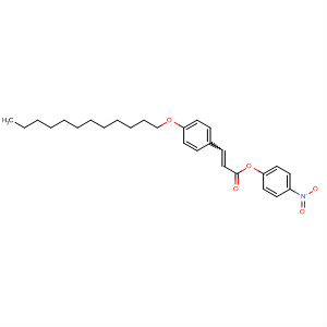 89023-09-6  2-Propenoic acid, 3-[4-(dodecyloxy)phenyl]-, 4-nitrophenyl ester, (E)-