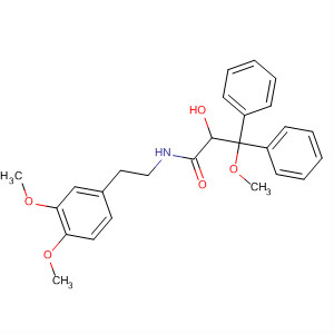89028-00-2  Benzenepropanamide,N-[2-(3,4-dimethoxyphenyl)ethyl]-2-hydroxy-3-methoxy-b-phenyl-