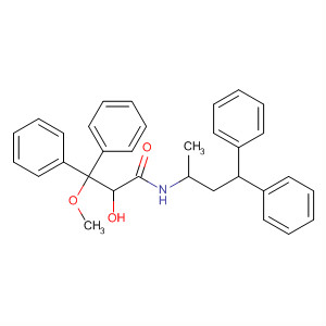 89028-02-4  Benzenepropanamide,2-hydroxy-3-methoxy-N-(1-methyl-3,3-diphenylpropyl)-b-phenyl-