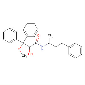 89028-03-5  Benzenepropanamide,2-hydroxy-3-methoxy-N-(1-methyl-3-phenylpropyl)-b-phenyl-