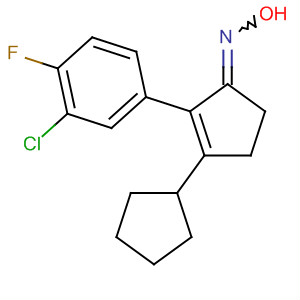 890303-75-0  2-Cyclopenten-1-one, 2-(3-chloro-4-fluorophenyl)-3-cyclopentyl-, oxime