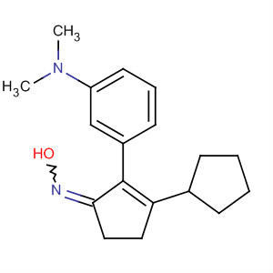 890303-87-4  2-Cyclopenten-1-one, 3-cyclopentyl-2-[3-(dimethylamino)phenyl]-,oxime