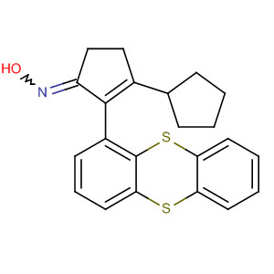 890303-92-1  2-Cyclopenten-1-one, 3-cyclopentyl-2-(1-thianthrenyl)-, oxime