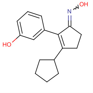 890303-96-5  2-Cyclopenten-1-one, 3-cyclopentyl-2-(3-hydroxyphenyl)-, oxime