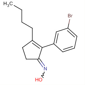 890304-09-3  2-Cyclopenten-1-one, 2-(3-bromophenyl)-3-butyl-, oxime