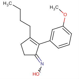 890304-16-2  2-Cyclopenten-1-one, 3-butyl-2-(3-methoxyphenyl)-, oxime