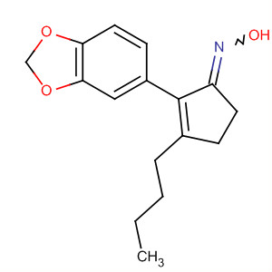890304-17-3  2-Cyclopenten-1-one, 2-(1,3-benzodioxol-5-yl)-3-butyl-, oxime