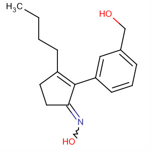 890304-19-5  2-Cyclopenten-1-one, 3-butyl-2-[3-(hydroxymethyl)phenyl]-, oxime