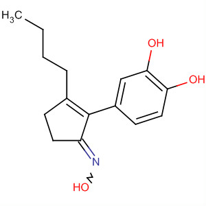890304-20-8  2-Cyclopenten-1-one, 3-butyl-2-(3,4-dihydroxyphenyl)-, oxime
