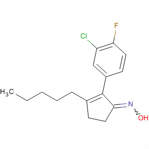 890304-42-4  2-Cyclopenten-1-one, 2-(3-chloro-4-fluorophenyl)-3-pentyl-, oxime