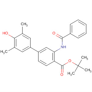 890311-72-5  [1,1'-Biphenyl]-4-carboxylic acid,3-(benzoylamino)-4'-hydroxy-3',5'-dimethyl-, 1,1-dimethylethyl ester