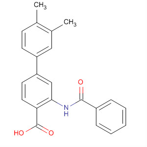 890314-08-6  [1,1'-Biphenyl]-4-carboxylic acid, 3-(benzoylamino)-3',4'-dimethyl-