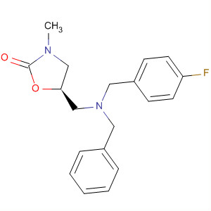886610-68-0  2-Oxazolidinone,5-[[[(4-fluorophenyl)methyl](phenylmethyl)amino]methyl]-3-methyl-, (5R)-