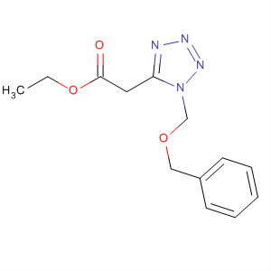 88669-73-2  1H-Tetrazole-5-acetic acid, 1-[(phenylmethoxy)methyl]-, ethyl ester