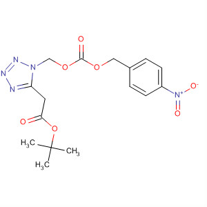 88669-76-5  1H-Tetrazole-5-acetic acid,1-[[[[(4-nitrophenyl)methoxy]carbonyl]oxy]methyl]-, 1,1-dimethylethylester