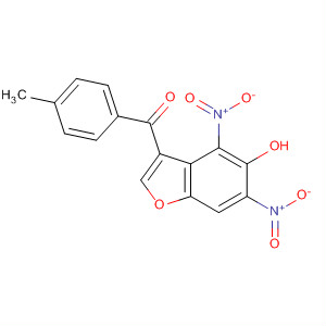 88673-88-5  Methanone, (5-hydroxy-4,6-dinitro-3-benzofuranyl)(4-methylphenyl)-