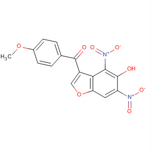 88673-89-6  Methanone, (5-hydroxy-4,6-dinitro-3-benzofuranyl)(4-methoxyphenyl)-