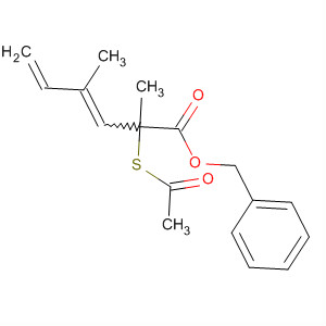 886733-90-0  3,5-Hexadienoic acid, 2-(acetylthio)-2,4-dimethyl-, phenylmethyl ester,(2R,3E)-