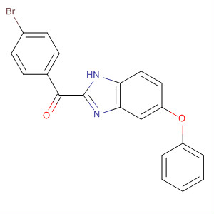 88696-19-9  Methanone, (4-bromophenyl)(5-phenoxy-1H-benzimidazol-2-yl)-