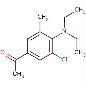 88699-31-4  Ethanone, 1-[3-chloro-4-(diethylamino)-5-methylphenyl]-