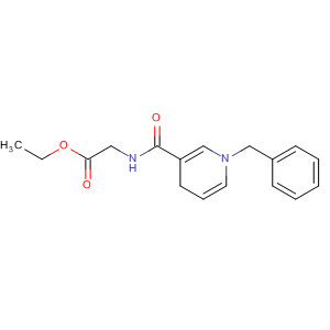 88704-67-0  Glycine, N-[[1,4-dihydro-1-(phenylmethyl)-3-pyridinyl]carbonyl]-, ethylester