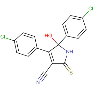 88709-58-4  1H-Pyrrole-3-carbonitrile,4,5-bis(4-chlorophenyl)-2,5-dihydro-5-hydroxy-2-thioxo-