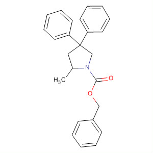 887131-40-0  1-Pyrrolidinecarboxylic acid, 2-methyl-4,4-diphenyl-, phenylmethyl ester