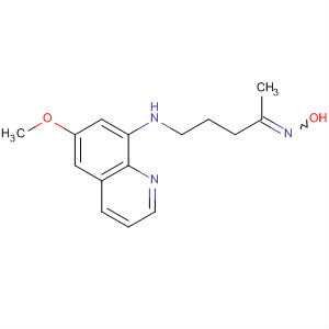 88714-72-1  2-Pentanone, 5-[(6-methoxy-8-quinolinyl)amino]-, oxime