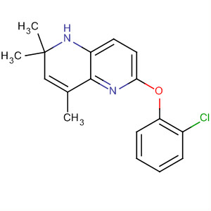 88724-20-3  1,5-Naphthyridine, 6-(2-chlorophenoxy)-1,2-dihydro-2,2,4-trimethyl-