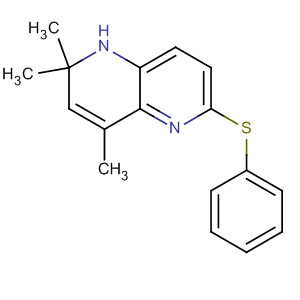 88724-22-5  1,5-Naphthyridine, 1,2-dihydro-2,2,4-trimethyl-6-(phenylthio)-