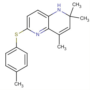 88724-23-6  1,5-Naphthyridine, 1,2-dihydro-2,2,4-trimethyl-6-[(4-methylphenyl)thio]-