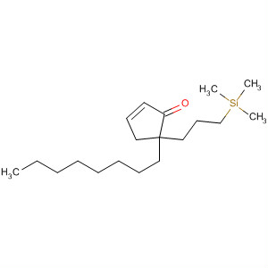 88729-77-5  2-Cyclopenten-1-one, 5-octyl-5-[3-(trimethylsilyl)propyl]-