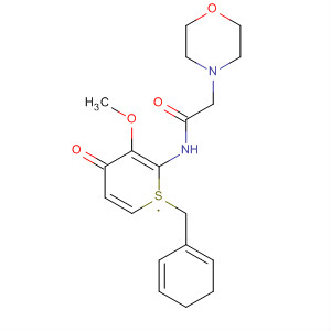 88735-10-8  4-Morpholineacetamide,N-(3-methoxy-4-oxo-4H-1-benzothiopyran-2-yl)-