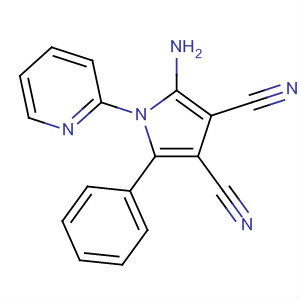 88745-13-5  1H-Pyrrole-3,4-dicarbonitrile, 2-amino-5-phenyl-1-(2-pyridinyl)-