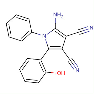 88745-14-6  1H-Pyrrole-3,4-dicarbonitrile, 2-amino-5-(2-hydroxyphenyl)-1-phenyl-