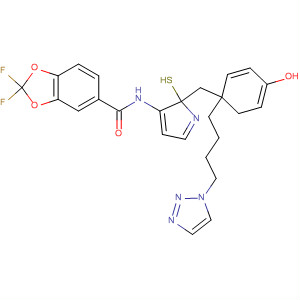 887612-95-5  1,3-Benzodioxole-5-carboxamide,2,2-difluoro-N-[4-[[4-[4-(1H-1,2,3-triazol-1-yl)butyl]phenoxy]methyl]-2-thiazolyl]-