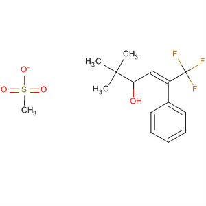 887616-48-0  4-Hexen-3-ol, 6,6,6-trifluoro-2,2-dimethyl-5-phenyl-, methanesulfonate,(4E)- 887616-48-0  4-Hexen-3-ol, 6,6,6-trifluoro-2,2-dimethyl-5-phenyl-, methanesulfonate,(4E)-