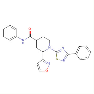 887621-15-0  4-Piperidinecarboxamide,N-1,2-benzisoxazol-3-yl-1-(3-phenyl-1,2,4-thiadiazol-5-yl)- 887621-15-0  4-Piperidinecarboxamide,N-1,2-benzisoxazol-3-yl-1-(3-phenyl-1,2,4-thiadiazol-5-yl)-