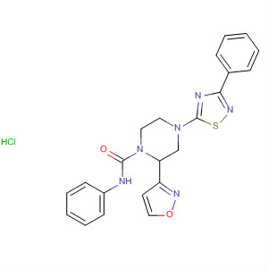 887621-96-7  1-Piperazinecarboxamide,N-1,2-benzisoxazol-3-yl-4-(3-phenyl-1,2,4-thiadiazol-5-yl)-,monohydrochloride