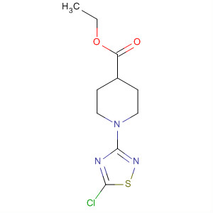 887624-49-9  4-Piperidinecarboxylic acid, 1-(5-chloro-1,2,4-thiadiazol-3-yl)-, ethylester 887624-49-9  4-Piperidinecarboxylic acid, 1-(5-chloro-1,2,4-thiadiazol-3-yl)-, ethylester