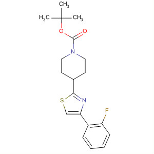 887625-39-0  1-Piperidinecarboxylic acid, 4-[4-(2-fluorophenyl)-2-thiazolyl]-,1,1-dimethylethyl ester