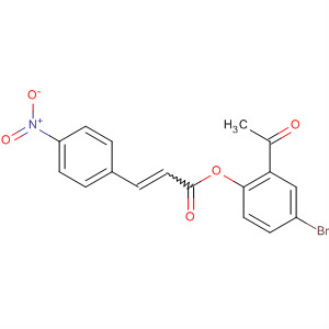 887646-95-9  2-Propenoic acid, 3-(4-nitrophenyl)-, 2-acetyl-4-bromophenyl ester,(2E)-