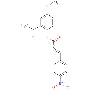 887647-07-6  2-Propenoic acid, 3-(4-nitrophenyl)-, 2-acetyl-4-methoxyphenyl ester,(2E)-